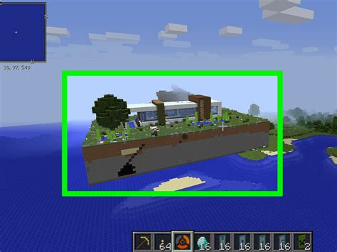 Modern Minecraft House White Concrete There is a nice view in the back