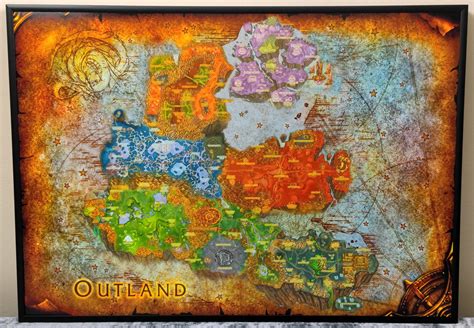 Warlords Of Draenor Map And Outland Map