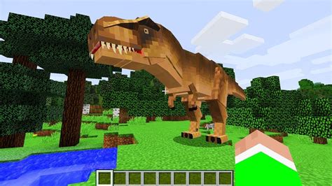 Dinosaurs mod in minecraft pe - YouTube