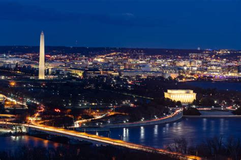 Washington Dc Night Aerial Stock Photos, Pictures & Royalty-Free Images ...