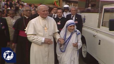 Mother Teresa And Pope John Paul Ii