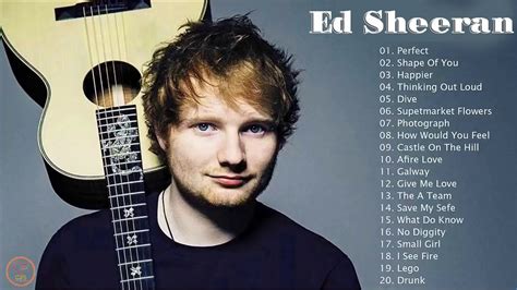 FULL ALBUM Ed Sheeran #20 most popular songs - YouTube