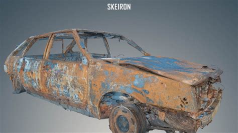 Сivilian car burned down - Buy Royalty Free 3D model by SKEIRON ...