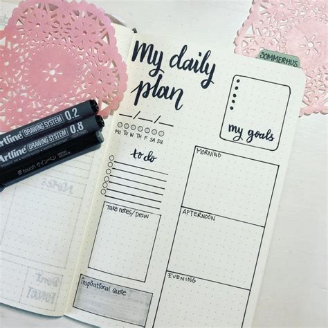 Bullet Journal Daily Log: How To Use It with Examples - AnjaHome