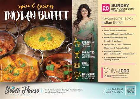 INDIAN BUFFET ‹ THE BEACH HOUSE RESTAURANT & BAR