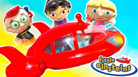 LITTLE EINSTEINS Disney Alaska Mission Playset + Pat Pat Rocket June Annie Leo by EpicToyChannel ...