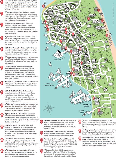 Harbour Island Map Bahamas - Bahamas Air Tours