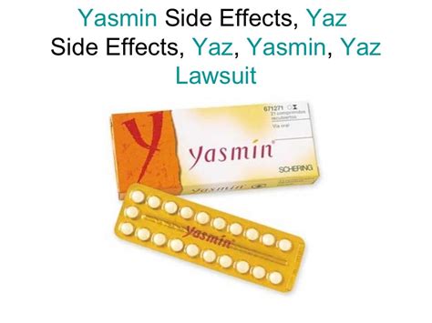 Yaz side effects