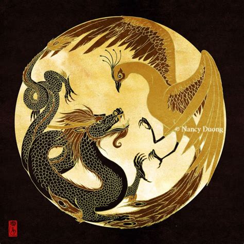 Dragon and Phoenix by lilsuika on @DeviantArt | Phoenix artwork, Asian art, Japanese art