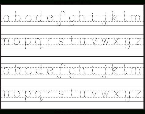 Dotted Alphabets For Writing Practice