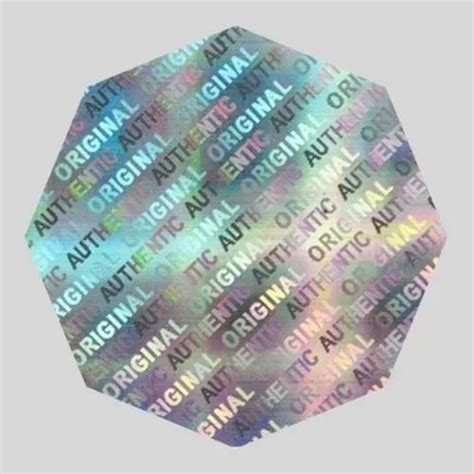 Hologram Stickers at Rs 2.50/sheet | Holographic Sticker in New Delhi ...