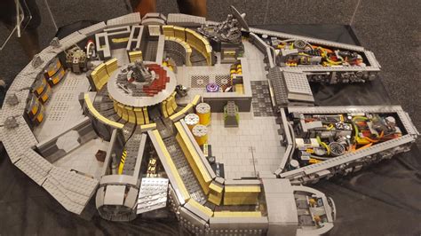 [SEC] Lego Millennium Falcon interior | Millennium falcon lego, Lego space sets, Cool lego