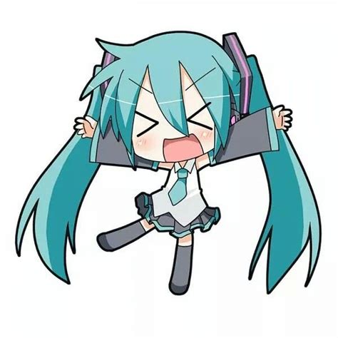 Happy miku | Miku hatsune chibi, Hatsune miku, Anime chibi