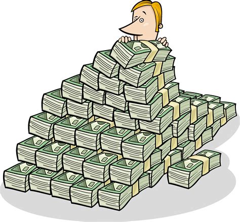 Pile Of Money Cartoon