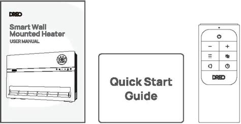 DREO HSH009 Smart Wall Mounted Heater User Manual