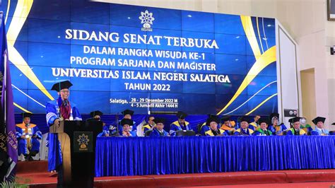 Gelar Wisuda I Setelah Alih Status, UIN Salatiga Luluskan 1636 ...