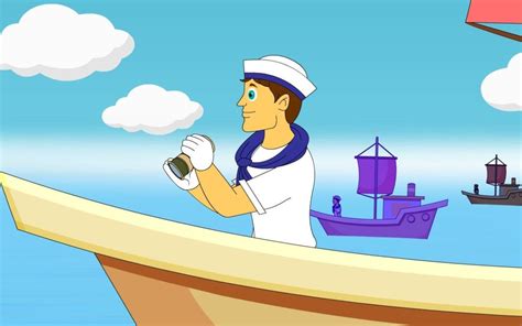 A Sailor Went To Sea - English Nursery Rhymes pre school students