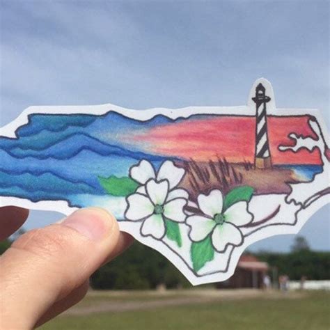 North Carolina Sticker - Etsy