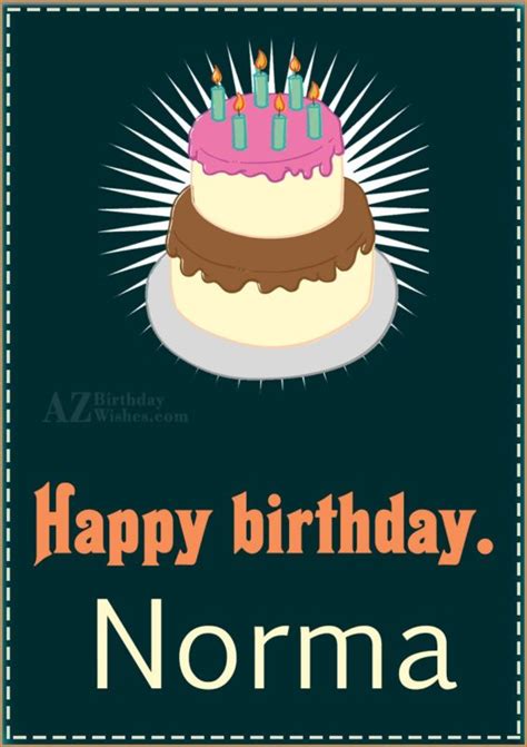 Happy Birthday Norma - AZBirthdayWishes.com