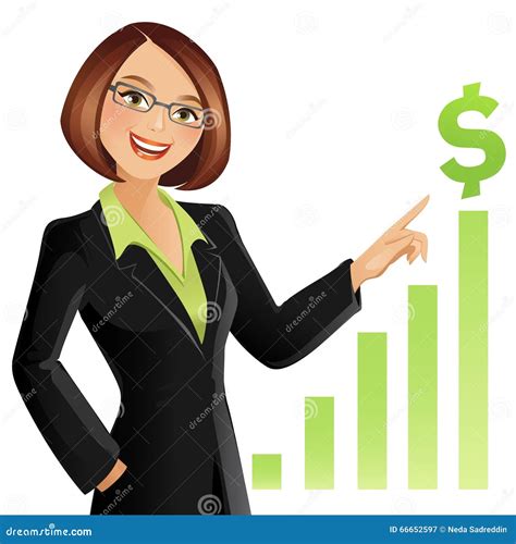 Businesswoman stock vector. Illustration of female, busy - 66652597