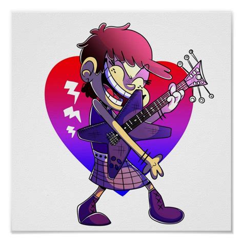 The Loud House Luna Loud and Guitar Poster | Zazzle