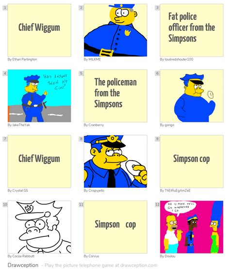 Chief Wiggum - Drawception