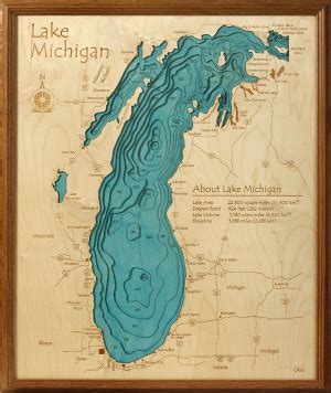 Lake Michigan 3D Depth Map - Grandpa Shorters