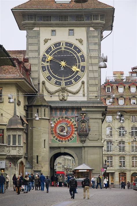 Bern Clock Tower stock photo. Image of distric, clock - 8346100