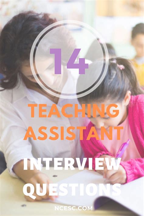 Teaching Assistant Interview Questions – Discovering Employment Paths ...