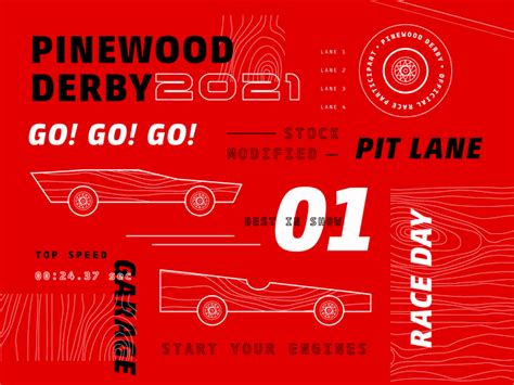 Pinewood Derby Branding by Brian Weaver on Dribbble