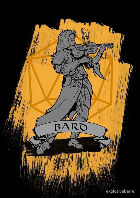 "D&D Class - Bard" by explosivebarrel | Redbubble