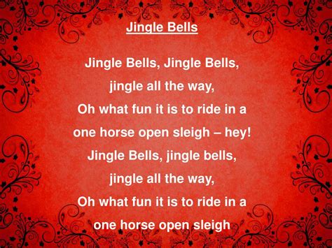 PPT - Jingle Bells Jingle Bells, Jingle Bells, jingle all the way ...