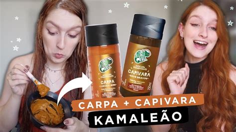 Kamaleão color: CARPA E CAPIVARA para Ruivo Acobreado! Matizador/tonalizante - YouTube