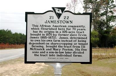 21-22 Jamestown - South Carolina Historical Markers on Waymarking.com