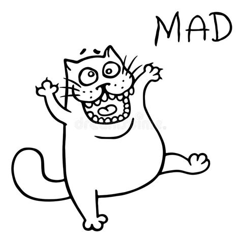 Mad Cat Drawing