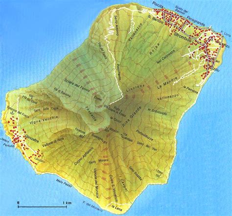 http://www.mappery.com/maps/Stromboli-Map.jpg | Sicile, Visiter la sicile, Italie