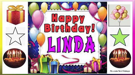 Happy Birthday LINDA images, gif