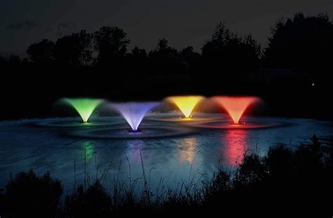 Kasco Marine Aerating Fountain LED Lights w/Color-Changing- 1 HP ...