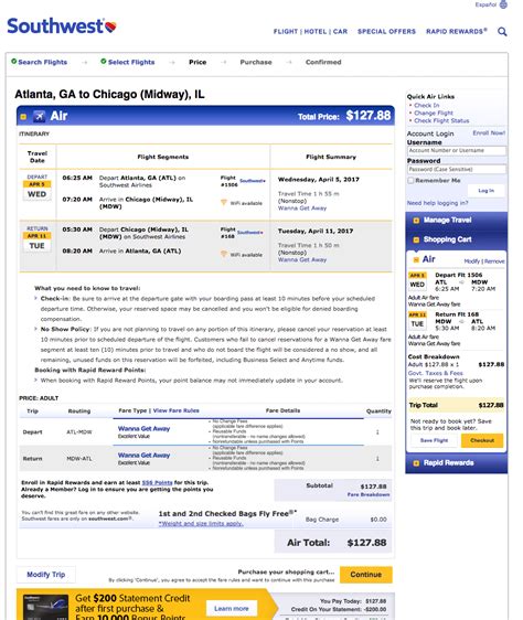 Atlanta to Chicago $128 Round-Trip, Nonstop, on Southwest