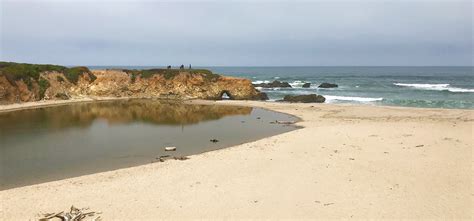 Sandy Pescadero State Beach On California's Highway One