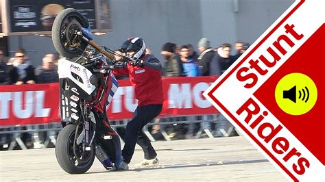 Motorcycle Stunt Show - CRAZY tricks - Motor Bike Expo 2016 - YouTube