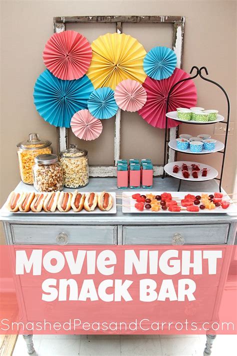 Family Movie Night Snack Bar with Dixie Ultra Moments® Tableware - Smashed Peas & Carrots ...