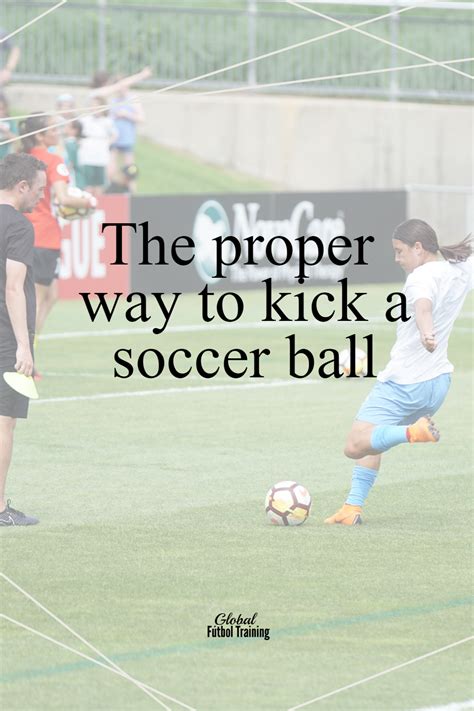 Kick a soccer ball the proper way [laces and bending] - video