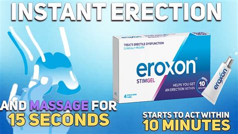 Eroxon Gel for INSTANT ERECTIONS? New Over-the-Counter Gel for Erectile Dysfunction Treatment ...