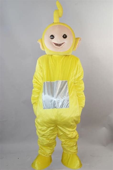 Yellow Teletubbies Laa-laa Mascot Costume Adult Size: Amazon.co.uk: Toys & Games