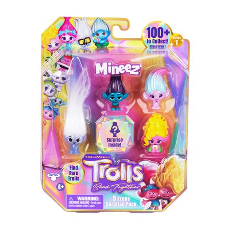 DreamWorks Trolls Band Together Mineez Surprise 5 Pack - Assorted* | Target Australia