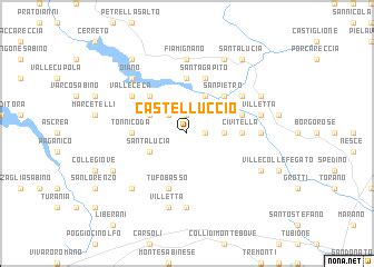 Castelluccio (Italy) map - nona.net