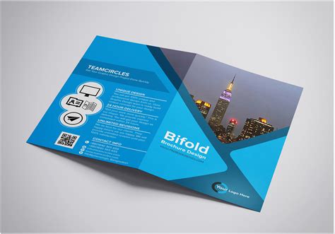 Free PSD Bifold Brochure Mockup :: Behance