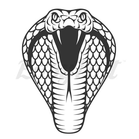 King Cobra Temporary Tattoo | EasyTatt™