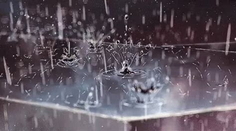 Anime Rain Drops